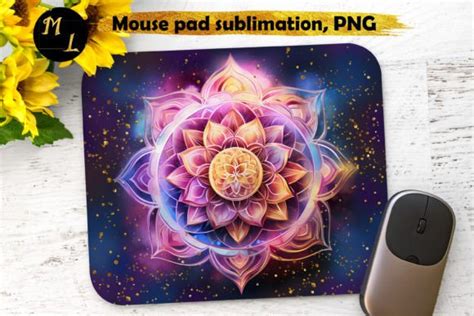 Mandala Mouse Pad Sublimation Graphic By Daryaboska Creative Fabrica