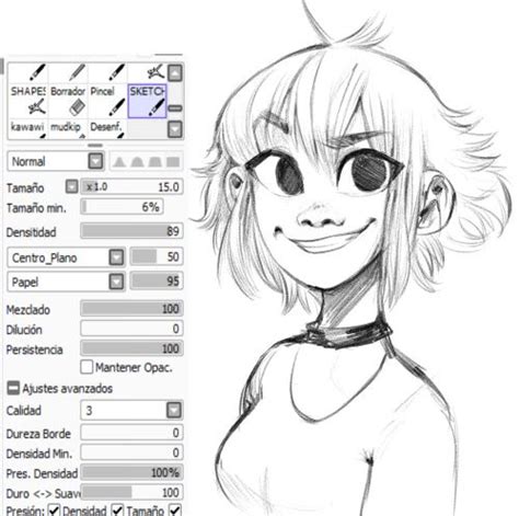 Paint Tool Sai 2 Advanced Brush Settings Nydax