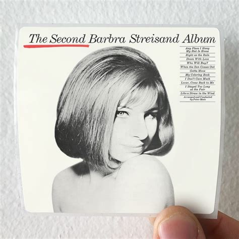 Barbra Streisand The Second Barbra Streisand Album Album Cover Sticker