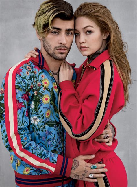 Gigi Hadid Zayn Malik Vogue August 2017 Cover Photoshoot