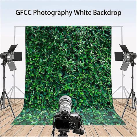 7x5ft Green Leaves Photography Backdrops Microfiber Nature Backdrop