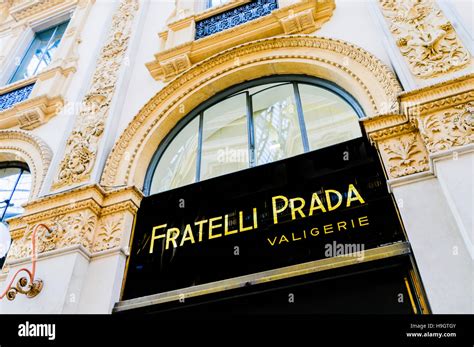 Fratelli Prada Shop In Galleria Vittorio Emanuele Ii A Shopping Arcade