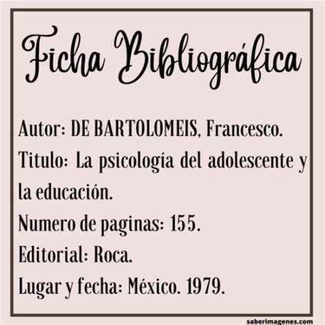 Ficha Bibliográfica qué es cómo hacerla características funciónes y