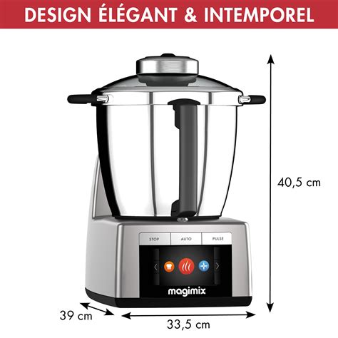 Robot cuiseur connecté MAGIMIX COOK EXPERT XL CONNECT PLATINE 18914 Pas