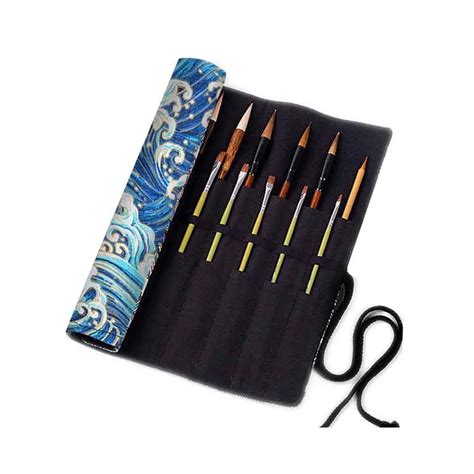 Canvazo Canvas Artist Paint Brush Roll Up Bag Holder Canvazo