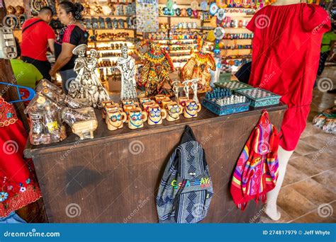 Tourist Shops At The Ancient Mayan Ruins Of Chacchoben Editorial Stock