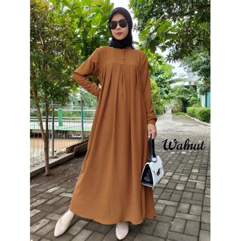 Jual Promo Aluna Midi Dress Midi Dress Crinkle Airflow Midi Dress