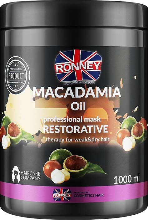 Ronney Macadamia Oil Restorative Therapy Mask Hair Mask Makeup Uk