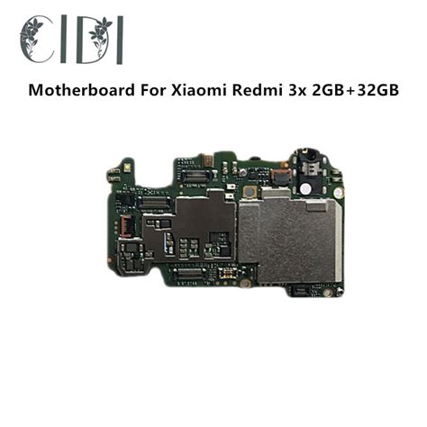 Full Working Unlocked For Xiaomi Redmi 3x 2gb 32gb Motherboard Logic