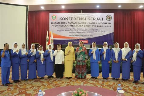 Bunda PAUD Provinsi Lampung Riana Sari Buka Konferensi Kerja Provinsi