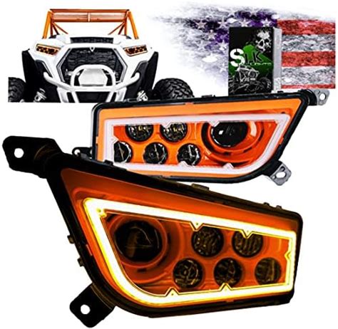 Amazon Slk Customs Non Halo Rzr Led Headlight Compatible With