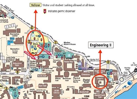 Uc Santa Barbara Campus Map Map