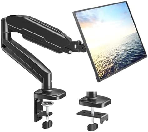 Mount Pro Single Monitor Mount Articulating Gas Spring Monitor Arm Fits