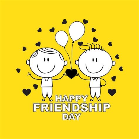 Premium Vector International Friendship Day Illustration Design