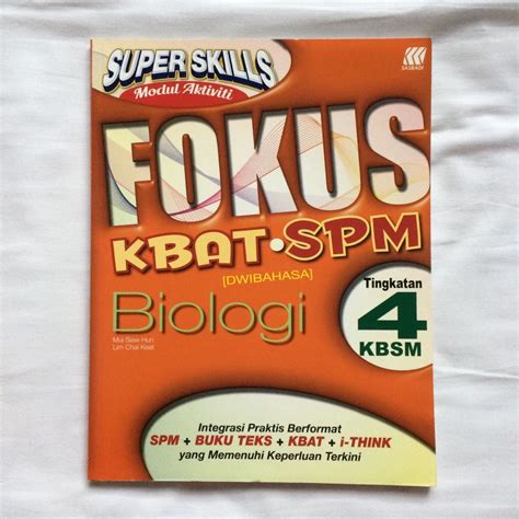 Super Skills Fokus Kbat Spm Biologi Tingkatan Kbsm Hobbies Toys