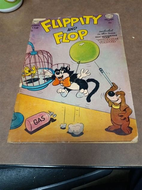 Flippity And Flop 7 Dc Comics 1952 Golden Age Funny Animal Cartoon