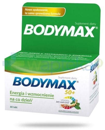 Bodymax 50 wyciąg z żeń szenia GGE witaminy 60 tabletek cena