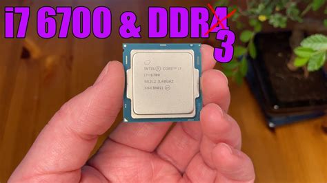 The I7 6700 With Ddr3 Memory In 2023 Youtube