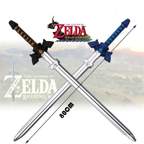 Big Size 1 1 Game Legend Of Zelda Link Cosplay Shield And Sword Eva Cos Prop Halloween Link Weapon