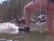 Strip To Nude A Public River Crossing Swim Fuck Sorry For The Water Drop Xxx Mobile Porno