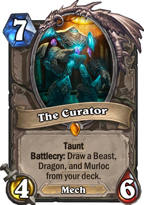 The Curator Hearthstone Top Decks