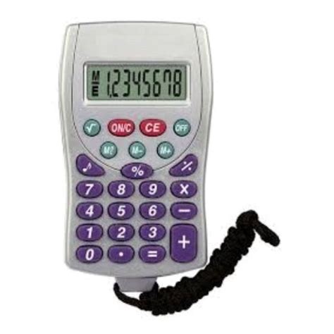 Calculadora De Bolso Cord O Pequena D Gitos Classe Shopee Brasil