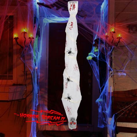 Coolmade 6ft Halloween Decorations Outdoor Hanging Spooky Decor Haunted ...