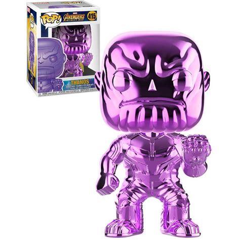 Funko Pop Marvel Avengers Infinity War Thanos Chrome Purple