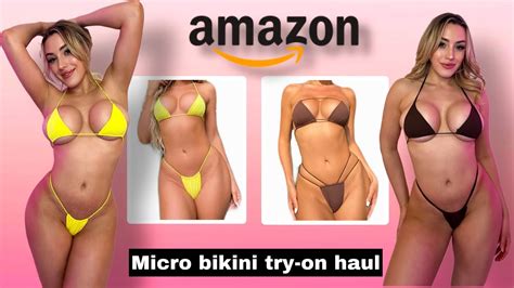 Tiny Micro Bikini Try On Haul Jessie Sims Youtube