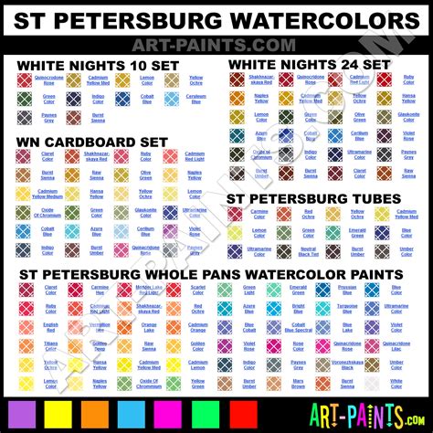 St Petersburg Watercolor Paint Brands - St Petersburg Paint Brands ...