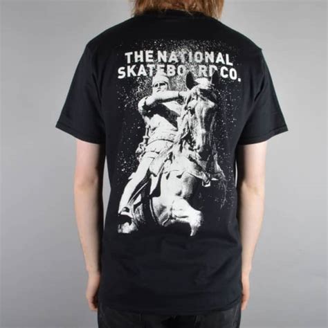 The National Skateboard Co Black Prince Skate T Shirt Black Skate