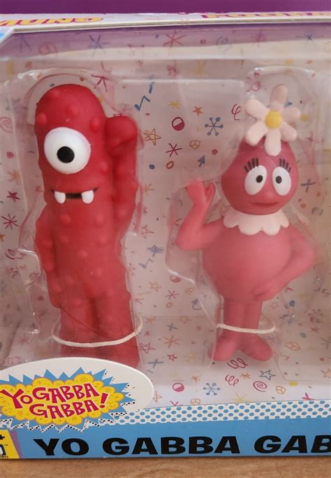 Yo Gabba Gabba Gang Muno Foofa Plex Toodee Brobee Figure Set