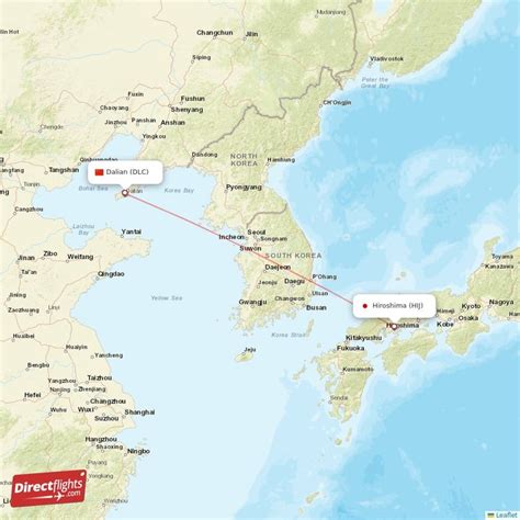 Direct Flights From Dalian To Hiroshima Dlc To Hij Non Stop