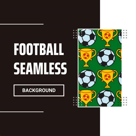 Football Seamless Pattern Background Master Bundles