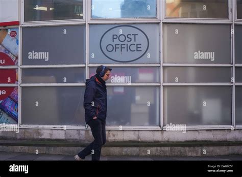 Londres Royaume Uni Janvier Une Succursale De Poste Locale