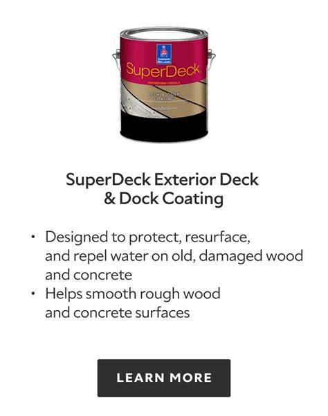 Superdeck® Deck Care System Sherwin Williams