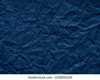 Dark Navy Blue Crumpled Paper Texture Stock Photo 2258055159 | Shutterstock