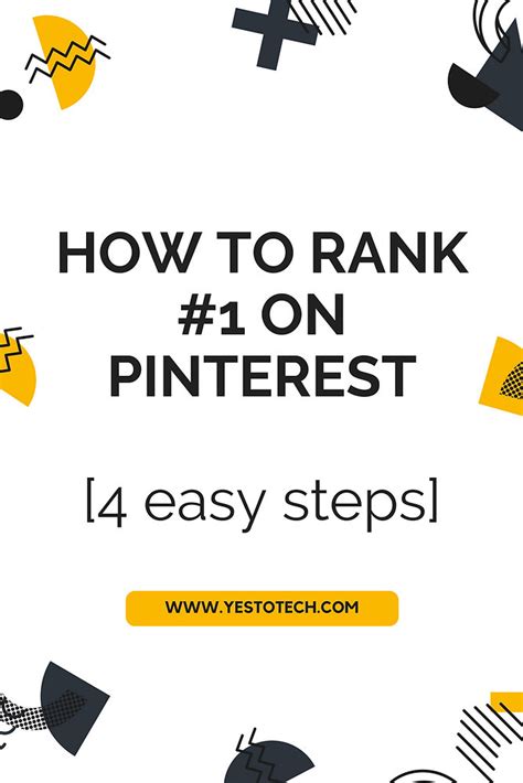 How To Rank 1 On Pinterest 4 Easy Steps Pinterest Keyword Ranking