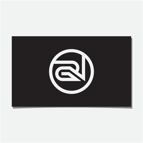 GRV OR GR INITIAL LOGO DESIGN WITH CIRCLE 7873575 Vector Art at Vecteezy