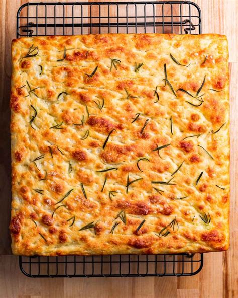 Easy No Knead Focaccia Sip And Feast