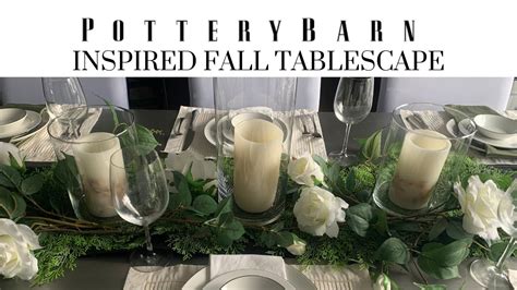 Pottery Barn Inspired Fall Tablescape Youtube