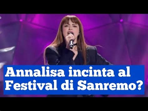 Annalisa Scarrone Gravidanza Svelata Al Festival Di Sanremo