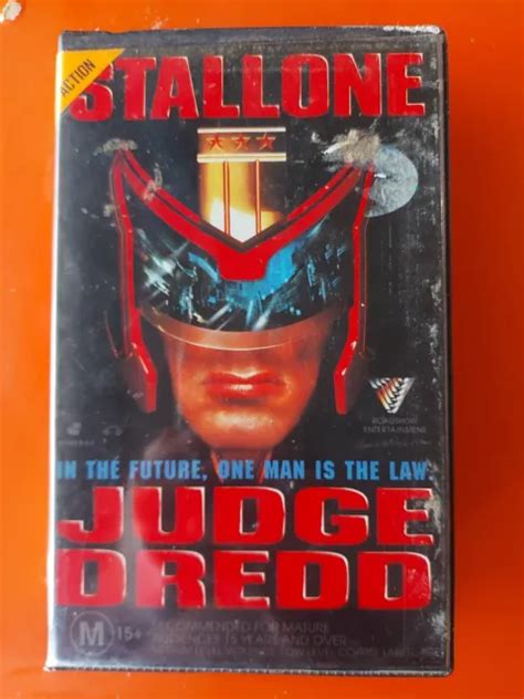 Judge Dredd Big Box Ex Rental Vhs Sylvester Stallone Picclick Uk