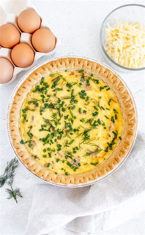 The Best Easy Bacon Quiche | The Clean Eating Couple