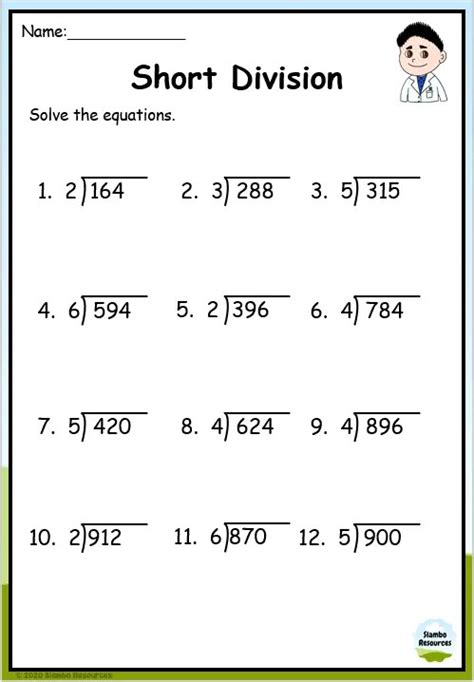 Grade 3 Division Worksheets Free Printables Math Worksheets