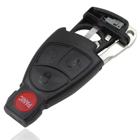 Buttons Remote Keyless Smart Key Fob Case Shell With Battery Holder