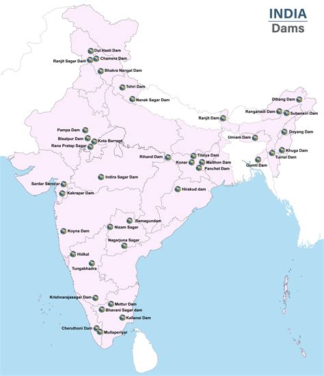 Dams in India: List of Major Dams in India (State-wise Maps)