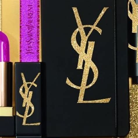 Yves Saint Laurent holiday makeup shines with metallics