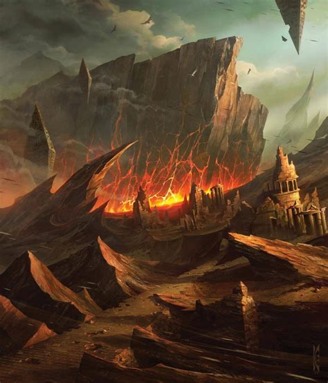 Tectonic Edge Expeditions MtG Art From Battle For Zendikar Set By