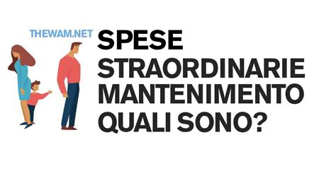 Spese Straordinarie Per Il Mantenimento Dei Figli Cosa Sono E Come Si